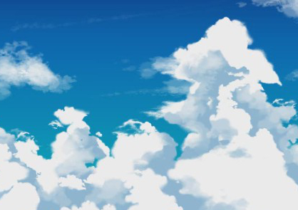 Completed within 10 minutes! Draw A Summer Sky with Cumulonimbus Cloud Brush | MANGA MATERIALS