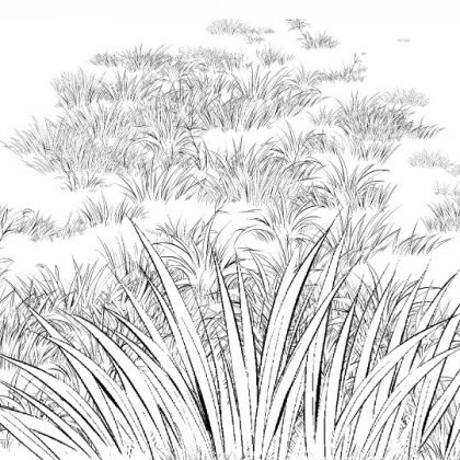 シンプル作業でスピード完成 短草ブラシ素材を使った草原の描き方 漫画素材工房 Manga Materials